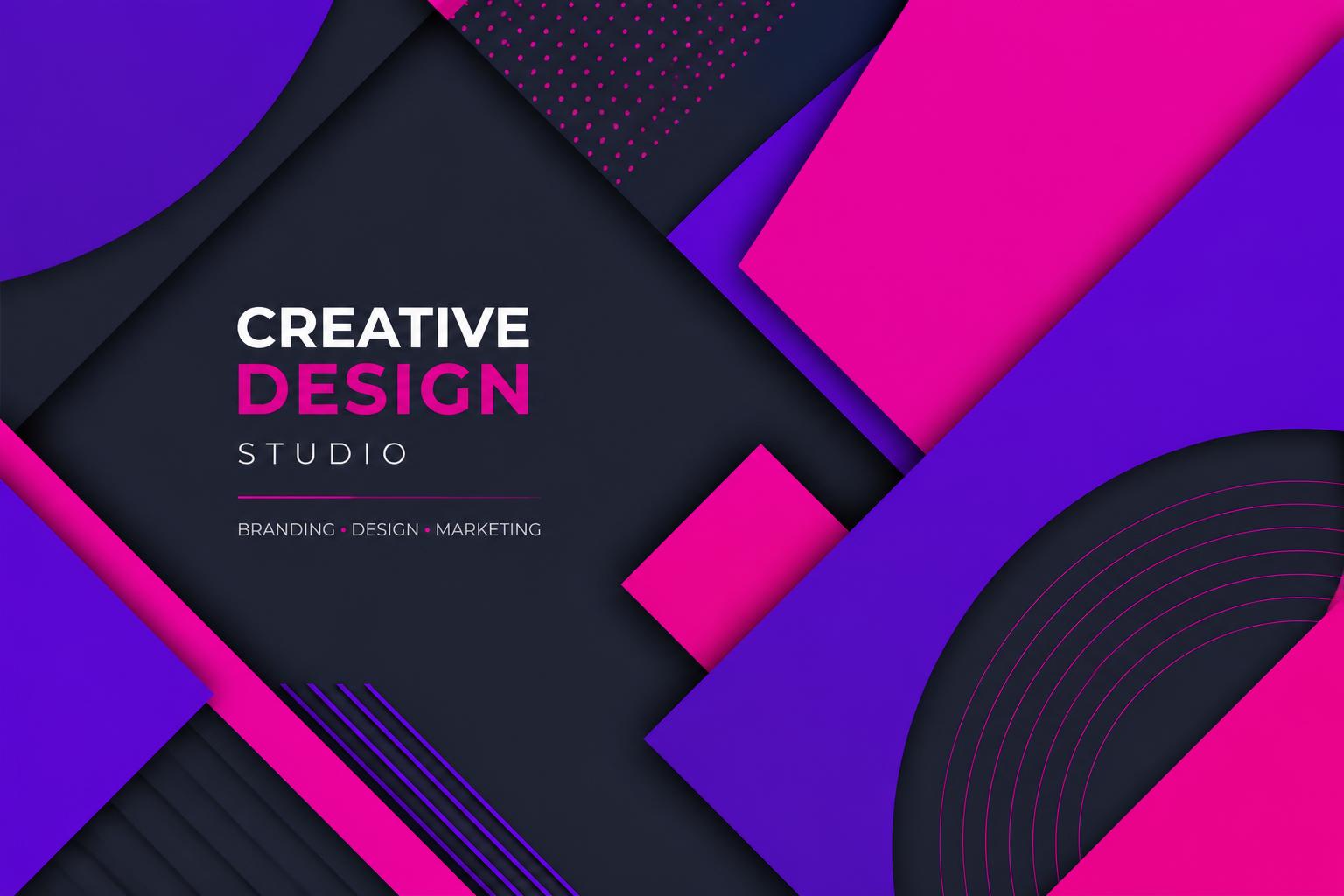 Composição gráfica colorida representando o trabalho da VMJJ Visual